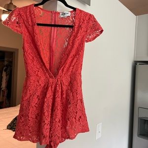 Sabo skirt plunge play suit